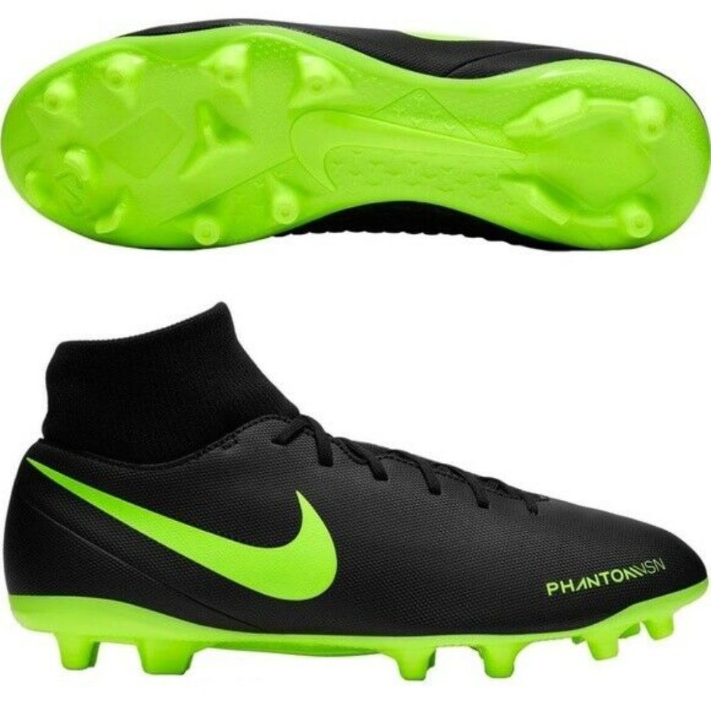 Nike Phantom VSN Elite DF FG Black Soccer Cleats
